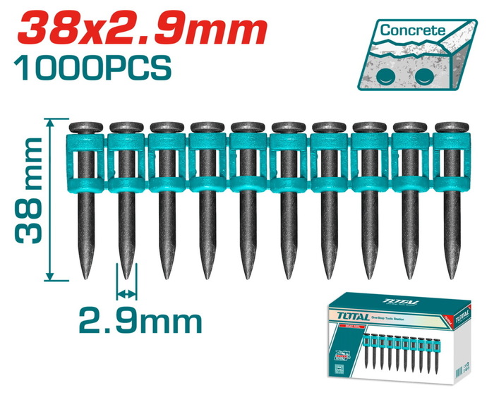 TOTAL Continuous firing nails (TAC02381)
