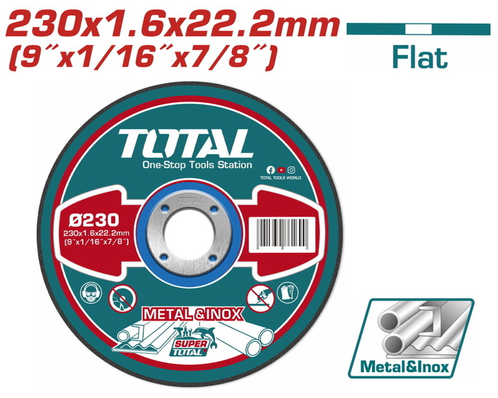 TOTAL Abrasive metal cutting disc (TAC2162301)