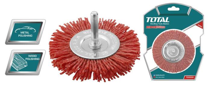 TOTAL Nylon brush 100mm (TAC34045)