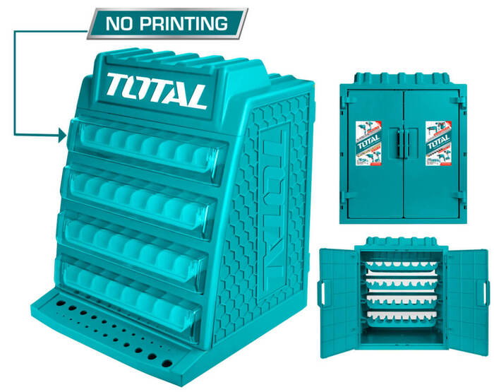 TOTAL DRILL BITS DISPLAY CABINET 260PCS (TAKS2608M-1)