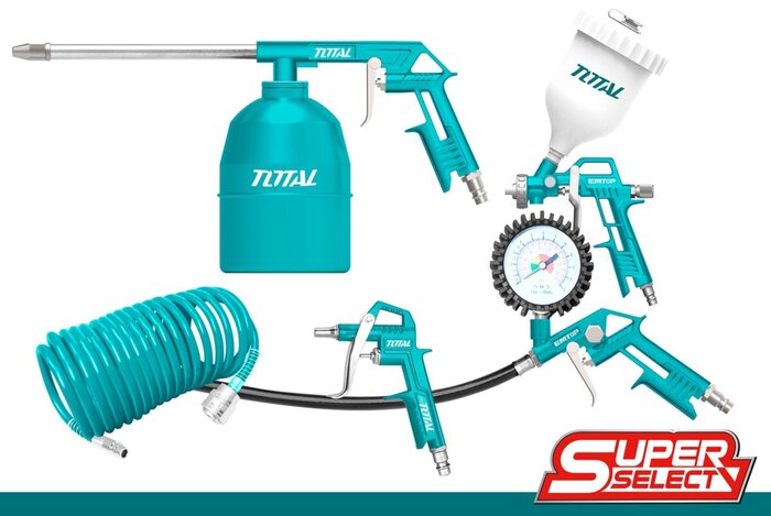 TOTAL AIR TOOLS SET 5 PCS (TATK053)