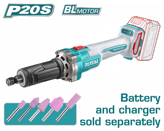 TOTAL Cordless die grinder (TDGLI2001) 