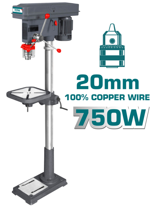 TOTAL DRILL PRESS 750W (TDP207502)