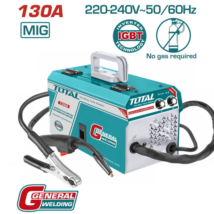 TOTAL Inverter flux cord arc welding(FCAW) machine 130A (TFC13012)