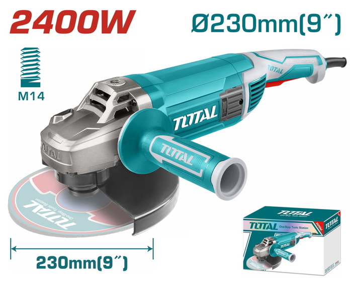 TOTAL ΕΠΑΓΓ. ΓΩΝΙΑΚΟΣ ΛΕΙΑΝΤΗΡΑΣ 2.400W - 230mm (TG1252306E)