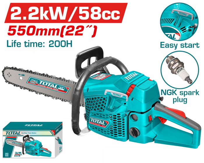 TOTAL Gasoline chain saw (TG5582211)
