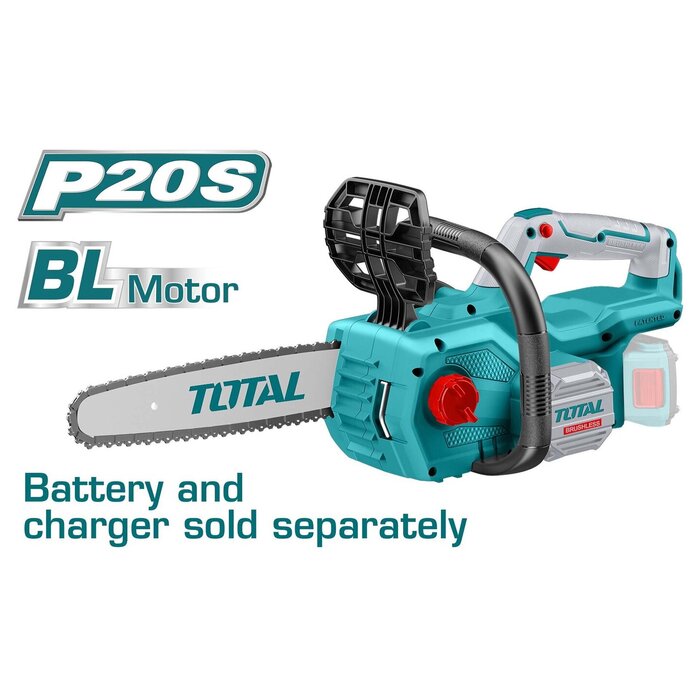 TOTAL Lithium-Ion chain saw 20V (TGSLI20128)