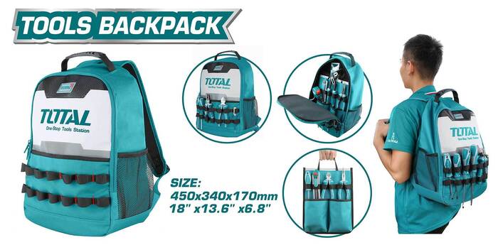 TOTAL TOOLS BACKPACK (THBP0201)