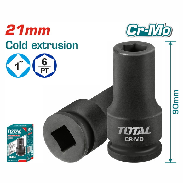 TOTAL 1”DR. Impact Socket 1