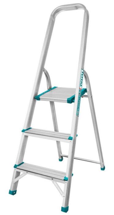 TOTAL ALUMINIUM LADDER 3 STEPS (THLAD06031)