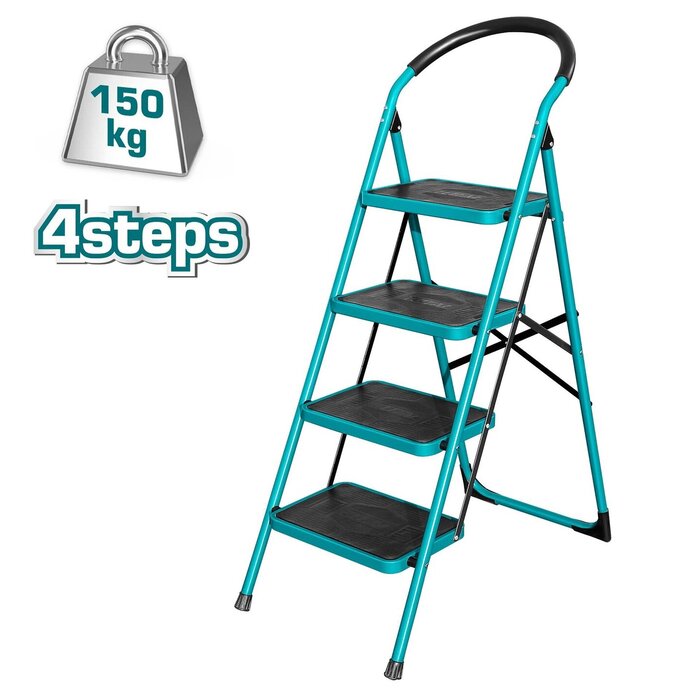 TOTAL METAL LADDER 4 STEPS (THLAD09041)