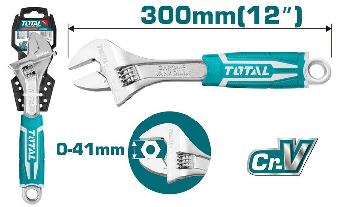 TOTAL ADJUSTABLE WRENCH 12