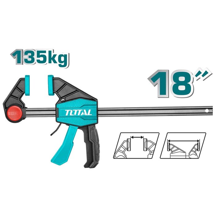 TOTAL Quick bar clamps 18