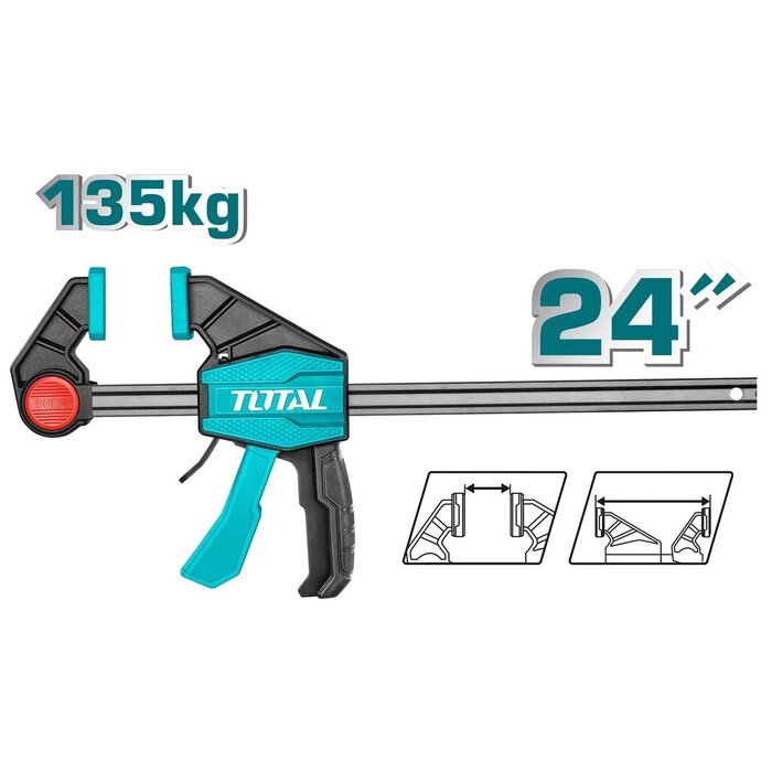 TOTAL Quick bar clamps 24