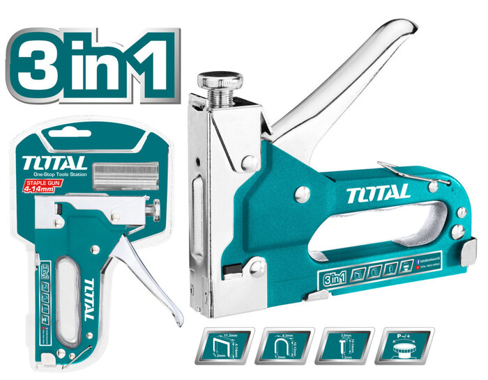 TOTAL STAPLE GUN 3 in 1 (THT31143)