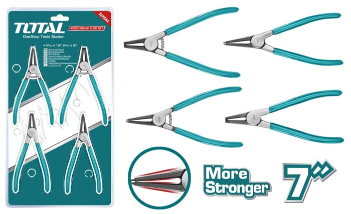 TOTAL CIRCLIP PLIERS SET 7