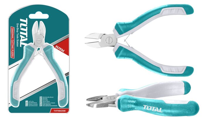 TOTAL MINI DIAGONAL CUTTING PLIER 115mm / 4.5