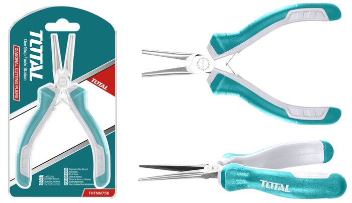 TOTAL MINI NEEDLE NOSE PLIER 115mm / 4.5