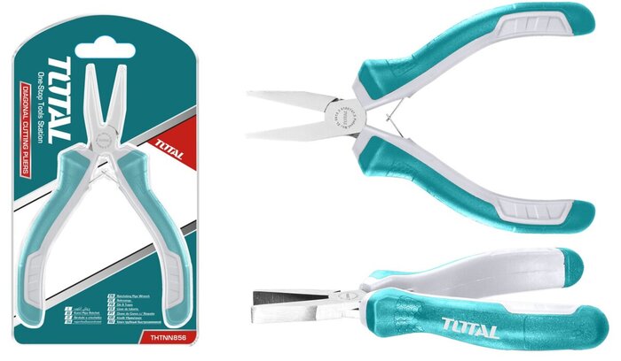 TOTAL MINI FLAT NOSE PLIER 115mm / 4.5