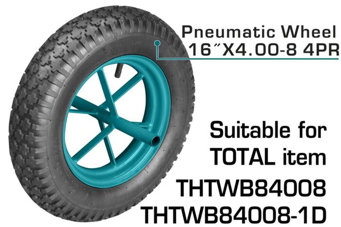 TOTAL PNEUMATIC WHEEL 4.00-8 / 16