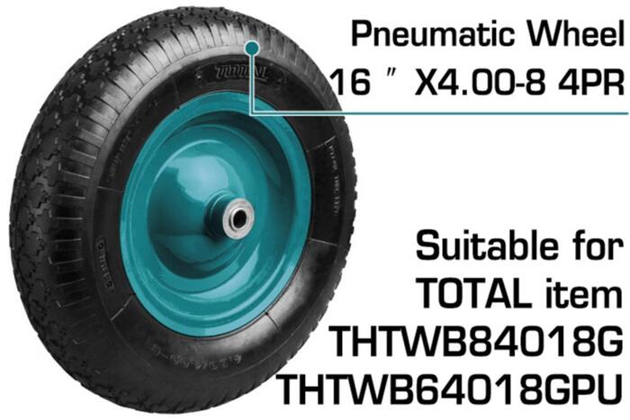 TOTAL PNEUMATIC WHEEL 4.00-8 / 16