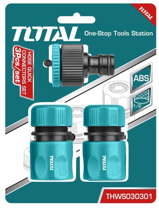 TOTAL HOSE QUICK CONNECTORS SET 1/2