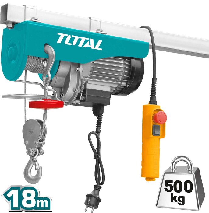 TOTAL ΗΛΕΚΤΡΙΚΟ ΠΑΛΑΓΚΟ 250 / 500Kg - 18m (TLH1952)