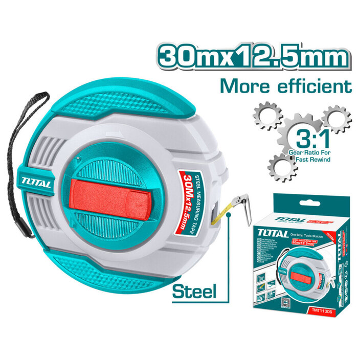 TOTAL STEEL MEASURING TAPE 30m (TMT11306)