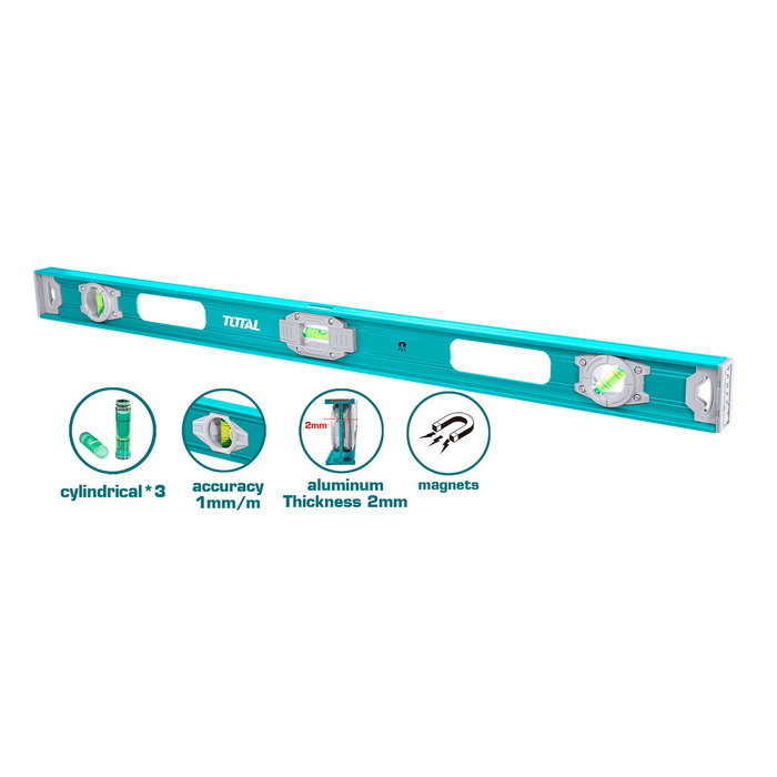 TOTAL MAGNETIC SPIRIT LEVEL 100cm (TMT210026)