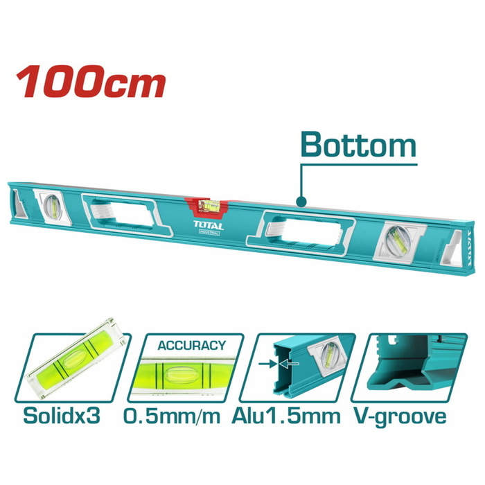 TOTAL Spirit level 100cm (TMT210086)