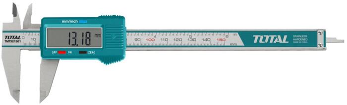 TOTAL ΠΑΧΥΜΕΤΡΟ ΙΝΟΧ ΨΗΦΙΑΚΟ 150mm (TMT321501)