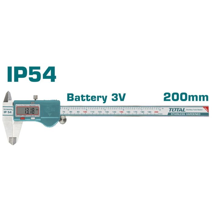 TOTAL Digital caliper 200mm (TMT322006)