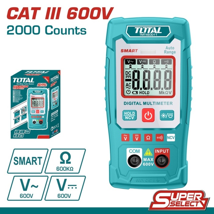 TOTAL Digital multimeter (TMT460011)