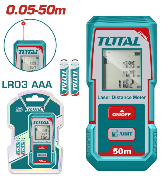 TOTAL ΕΠΑΓΓ. ΜΕΤΡΗΤΗΣ ΑΠΟΣΤΑΣΕΩΝ LASER 0.05 - 50m (ΤMT55016)