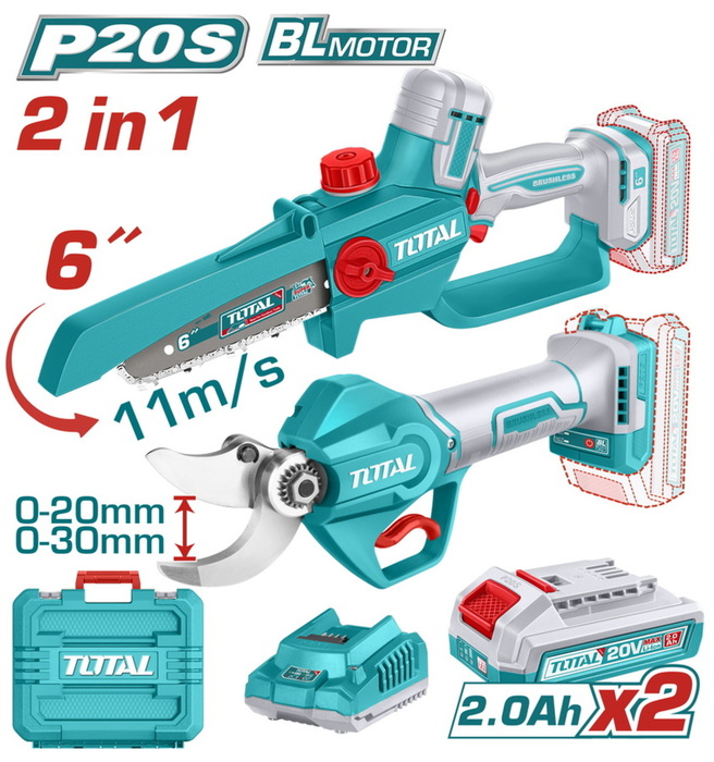 TOTAL Cordless 2 Pcs Combo Kit (TOSLI250795E)