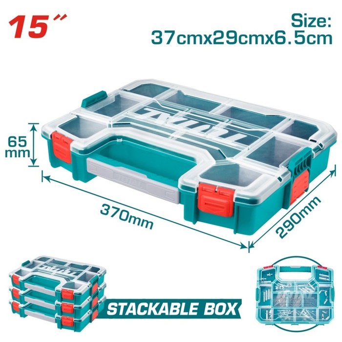 TOTAL Plastic Organizer 15