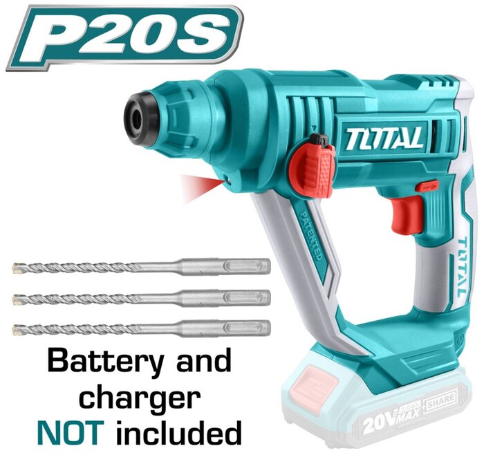 TOTAL ROTARY HAMMER Li - ion 20V (TRHLI1601)