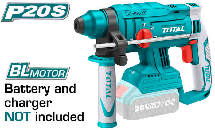 TOTAL Li-ion ROTARY HAMMER 20V (TRHLI2201)