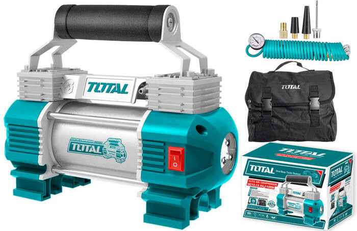 TOTAL AUTO AIR COMPRESSOR WITH LIGHT 12V (TTAC2506)