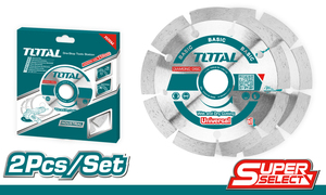 TOTAL SET DIAMOND DISCS 2PCS 115mm (TAC21111532)