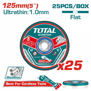 TOTAL Ultra-thin metal cutting disc set (TAC21012525)