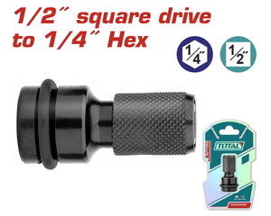 TOTAL Square to Hex Adapter (TAC60501)