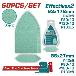 TOTAL Sanding sheet set (TAC938660)