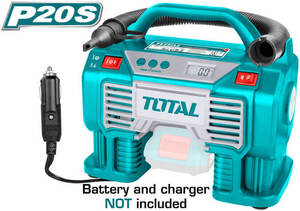 TOTAL AUTO AIR COMPRESSOR Li - ion 20V (TACLI2002)