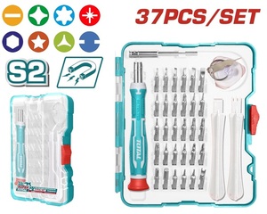 TOTAL 37 Pcs precision screwdriver set (TACSD30376)