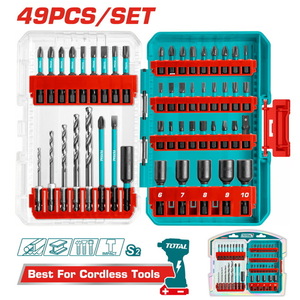 TOTAL 49 Pcs impact screwdriver bits set (TACSDL24906)