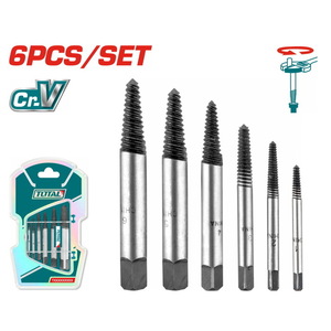 TOTAL 6 Pcs screw extractor set (TACSE0061)