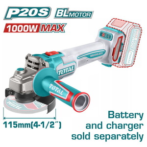 TOTAL Cordless angle grinder (TAGLI27153E)