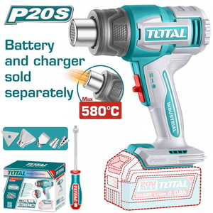 TOTAL Cordless heat gun (TBLI2008)