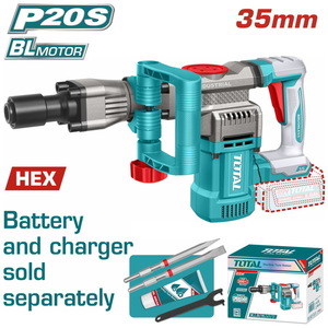TOTAL Cordless demolition breaker (TDBLI20358)